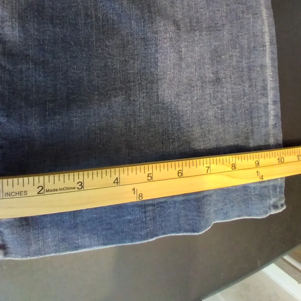 Sneak Peek Womens Wide Leg Denim Jean Size 28 Streatwear Western - Picture 5 of 10